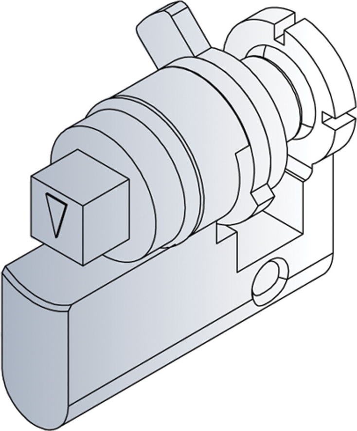 SCHROFF ZYLINDER 8MM SQUARE BIT (27230063)