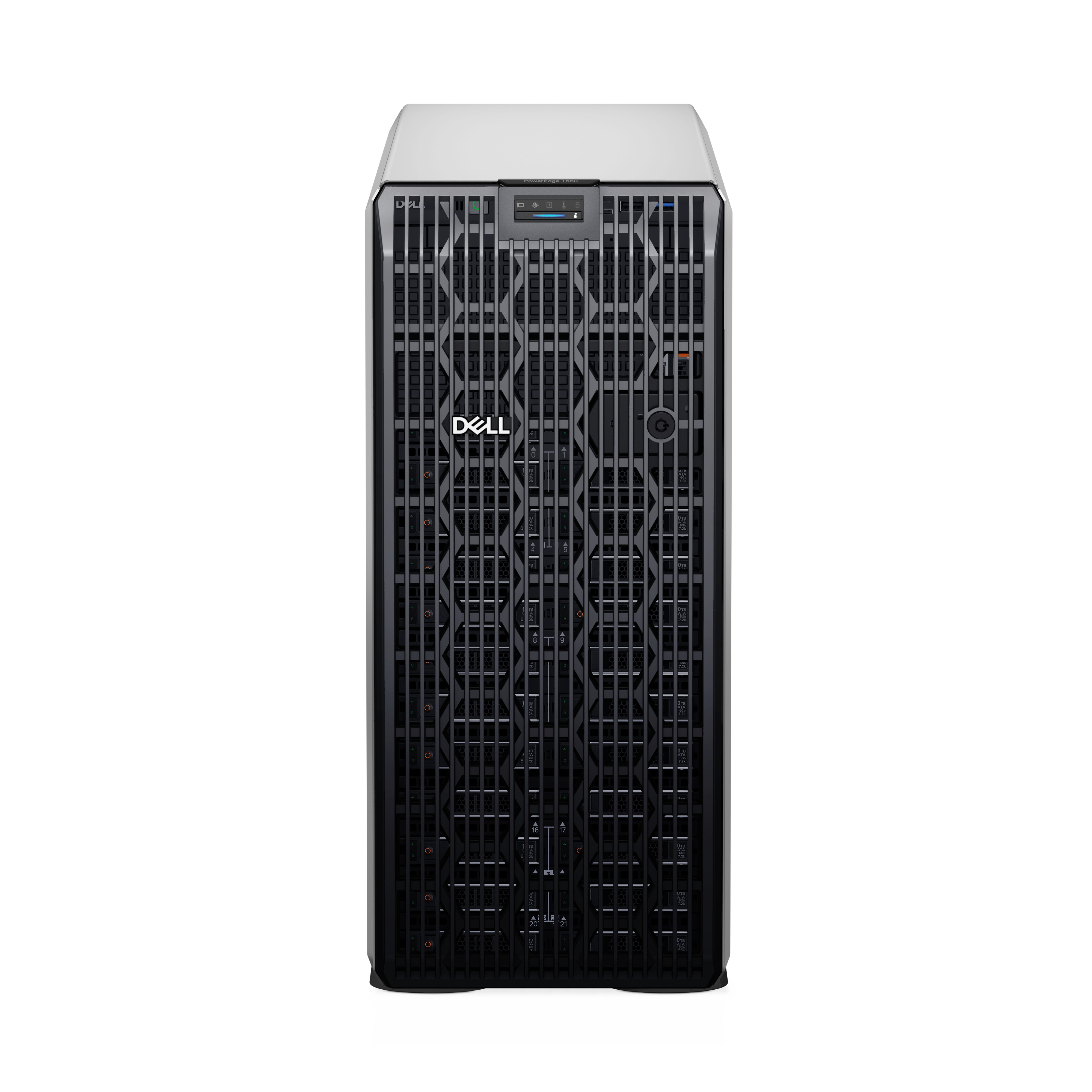 Dell PowerEdge T560 Tower Server Intel Xeon Silver 4514Y 64 GB RAM 960 GB SSD 2x1100W Schwarz