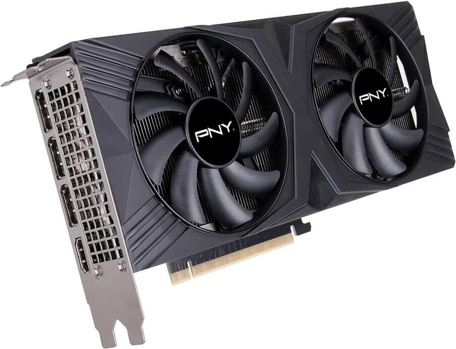 PNY GeForce RTX 4060 Ti 16 GB VERTO Dual Fan Grafikkarte Schwarz