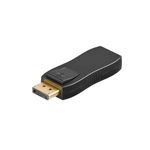 Wentronic Goobay DisplayPort zu HDMI Adapter 1.1, HDMI Standard-Buchse (Typ A) - HDMI Standard-Buchse (Typ A) > DisplayPort-Stecker (51719)