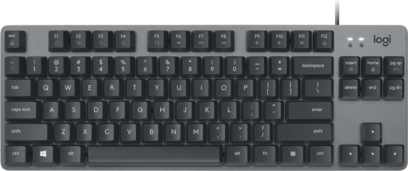 Logitech K835 TKL Mechanische Tastatur USB Graphit/Slate Grey
