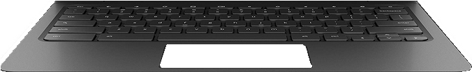 HP L14921-DH1 Notebook-Ersatzteil Gehäuse-Unterteil+Tastatur (L14921-DH1)