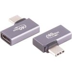S/CONN maximum connectivity USB-C® Adapter, 4.0, 90° Winkel links/rechts, Pro (13-60001)