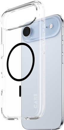 PanzerGlass CARE by Flagship Case Transparent Urban Combat w. Black MagSafe iPhone (CR24741)