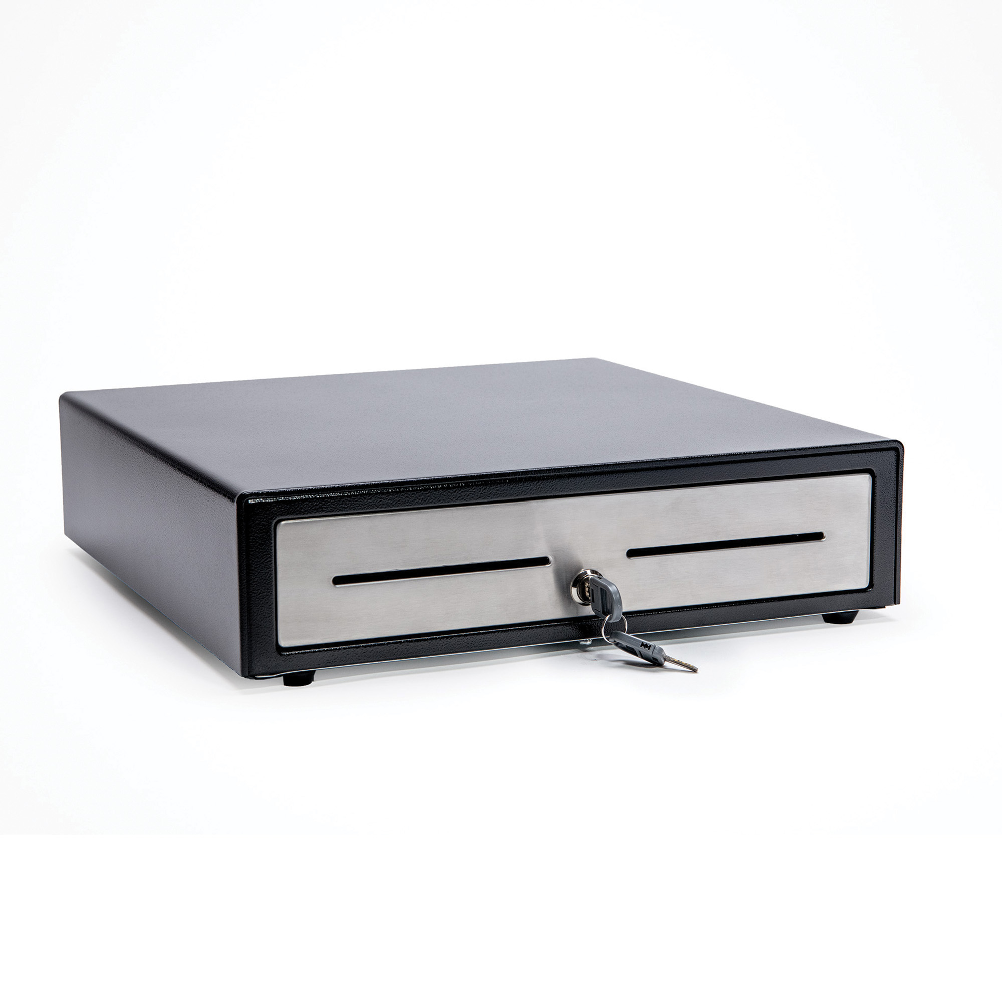 Star Micronics Choice Series CD4-1416 Kassenschublade mit Edelstahlfront, Schwarz
