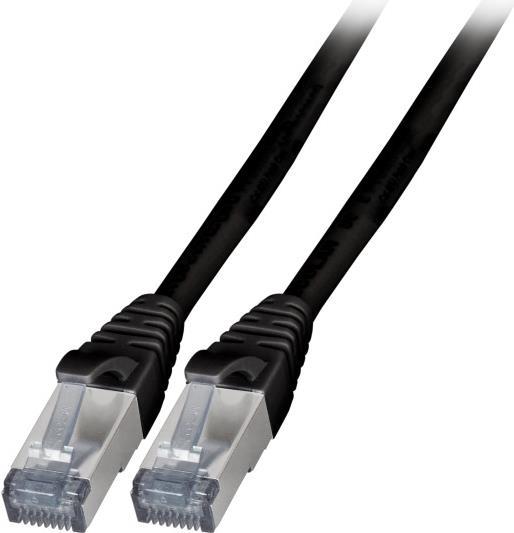 EFB-Elektronik RJ45 Patchkabel Cat.6A S/FTP TPE schwarz 30m Hersteller: EFB Elektronik (K5538SW.30)