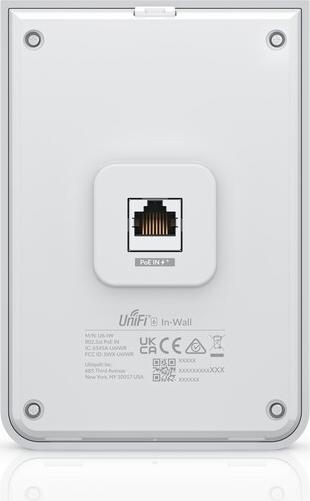 Ubiquiti UniFi U6-IW Wi-Fi 6 In-Wall Access Point 5,3 Gbps Weiß