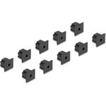 Delock Staubschutz für RJ12 Buchse ohne Griff 10 Stück schwarz (64245)