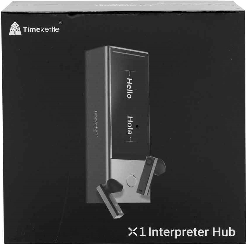 Timekettle X1 Translator black - tragbares Übersetzungsgerät (6971362040352)