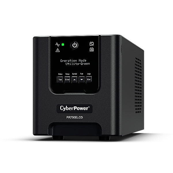 CyberPower Professional Tower Series PR750ELCD USV Line-Interactive 750 VA 675 W Reine Sinuswelle Schwarz