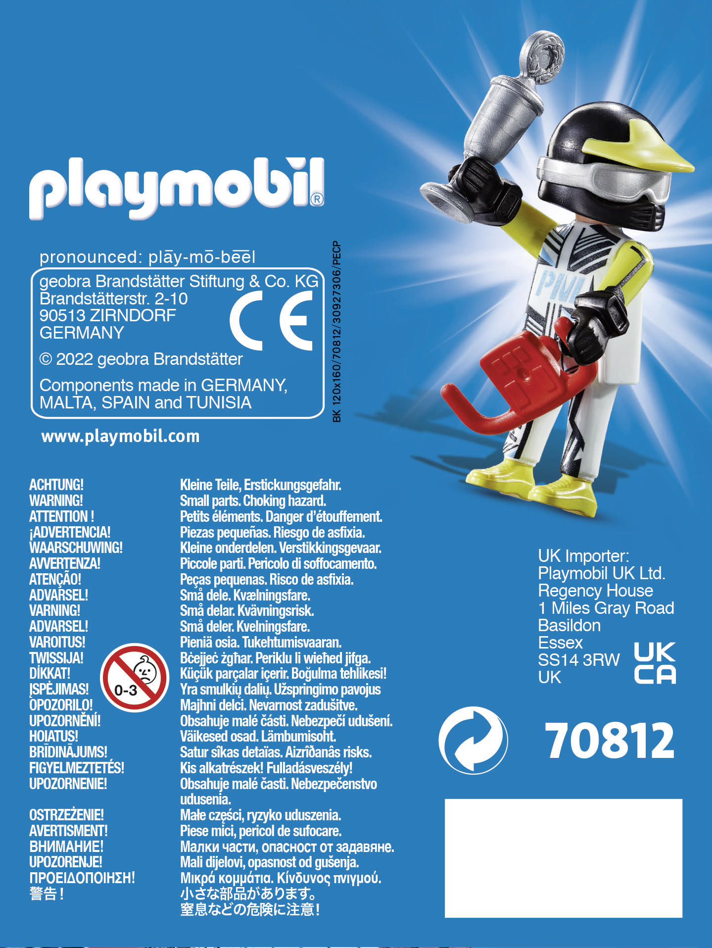 Playmobil City Life Playmo-Friends Rennfahrer 70812 Mehrfarbig