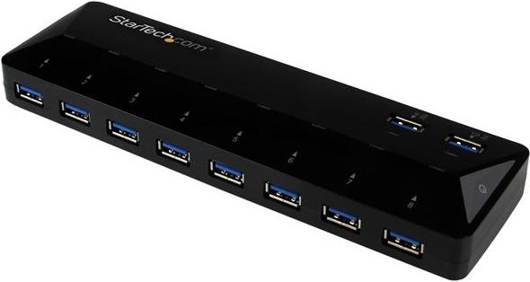 StarTech.com 10 Port USB 3.0 Hub mit Lade- und Sync Port (ST103008U2C)