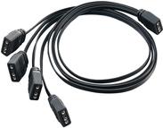 SilverStone ARGB 4-Fach Splitterkabel - 30cm (SST-CPL03)