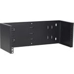 DSIT 4 HE, 19” Montagerahmen für Wandbefestigungen ohne Schaniere - 180mm Tief (DS-WMB4-S) (geöffnet)