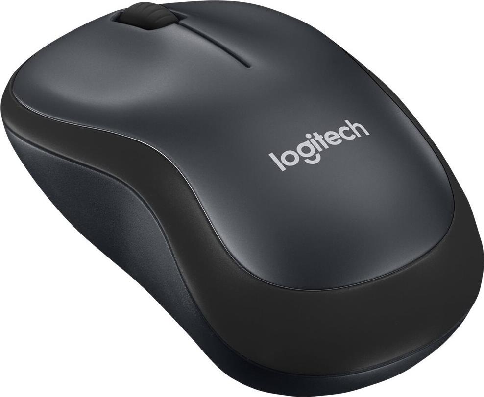 Logitech M220 Silent Maus 2.4 GHz Holzkohlefarben