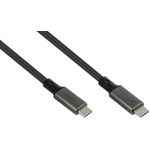 Good Connections USB 4.0 Gen. 3x2 Kabel 40GBit/s 240W 8Ka60Hz USB-C Stecker an (2404-TK018A)