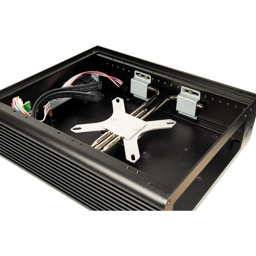 Inter-Tech IP-60 IPC Gehäuse USFF Mini-ITX Aluminium Schwarz