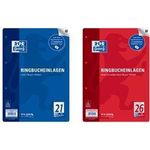 Oxford Ringbucheinlagen, DIN A4, blanko, 50 Blatt Lineatur 20, ohne Rand, 4-fach gelocht - 1 Stück (400131444)