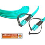 Lightwin LDP-50 LC-LC 0.5 OM3 Glasfaserkabel 0,5 m Blau (LDP-50 LC-LC 0.5 OM3)