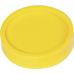 Maul Magnet (Ø x H) 30 mm x 8.4 mm rund Gelb 10 St. 6172313 (6172313)