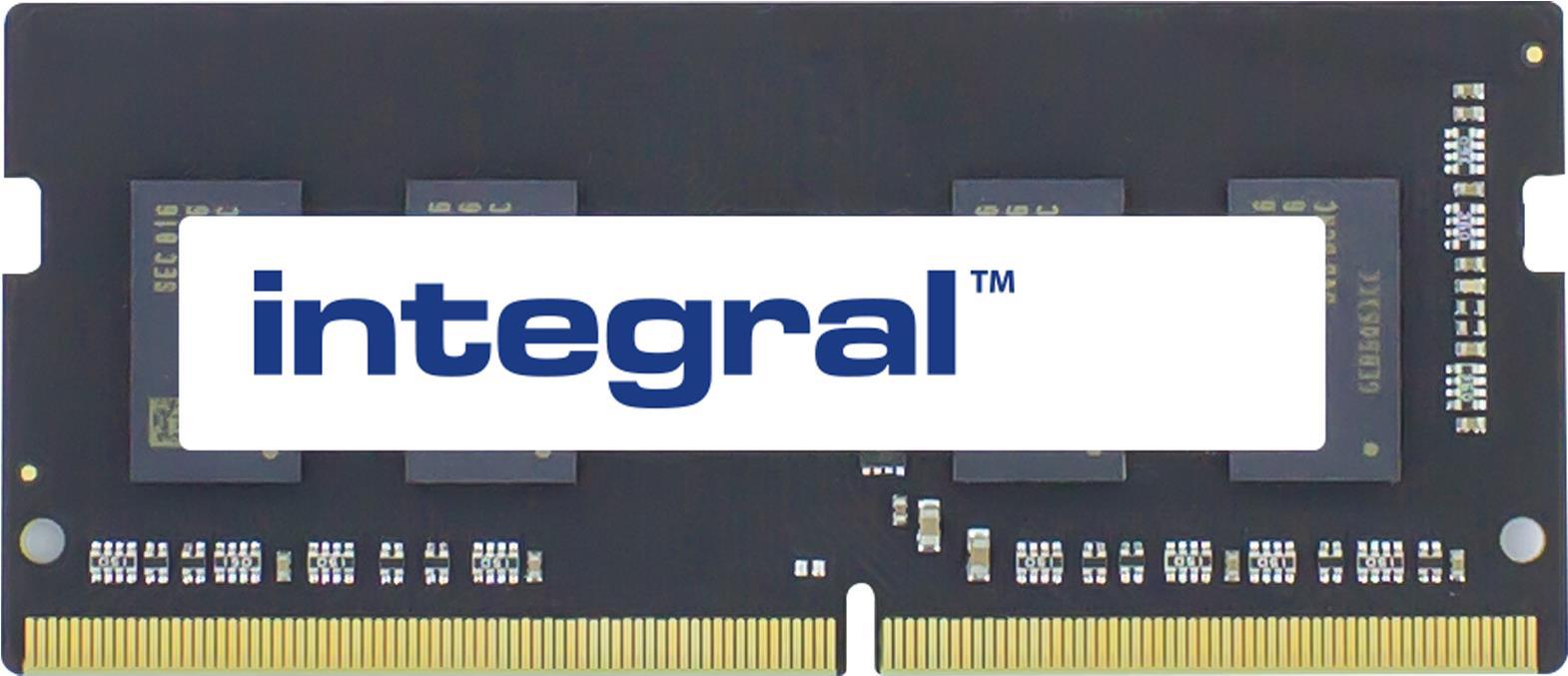 Integral 8GB LAPTOP RAM MODULE DDR4 3200MHZ PC4-25600 UNBUFFERED NON-ECC 1.2V 1GX8 CL22 VALUE Speichermodul 1 x 8 GB (IN4V8GNGLTI)