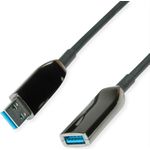 ROLINE USB3.2 Gen1 Akt. AOC-Kabel ST/ST 15m (12.04.1076)