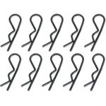 Reely 1:5 Karosserie-Klammern Schwarz Länge 30 mm 10 St. (511131)