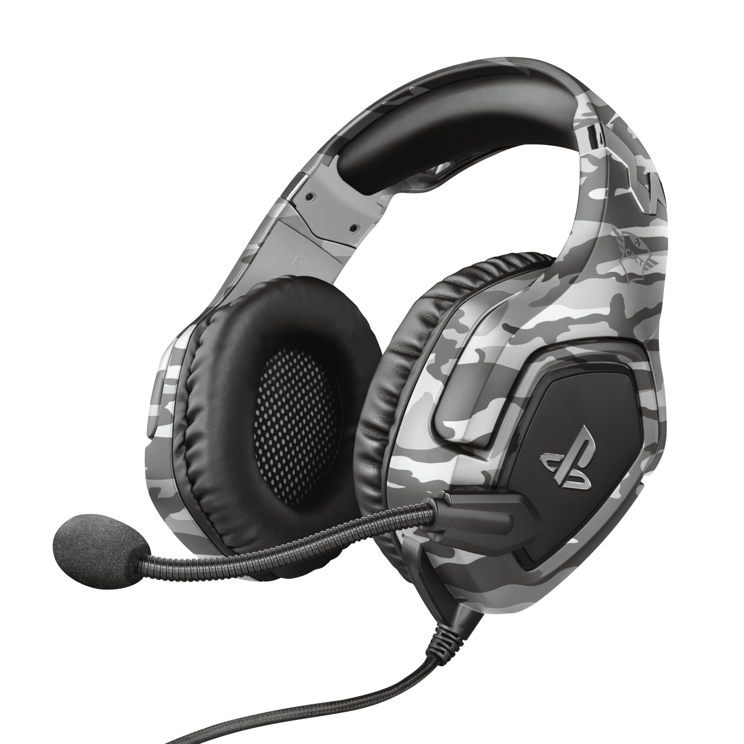 Trust GXT 488 Forze-G Gaming Headset 3,5-mm-Klinke Schwarz, Grau