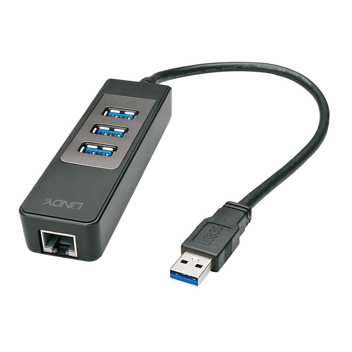 Lindy USB 3,1 Hub & Gigabit Ethernet Adapter (43176)