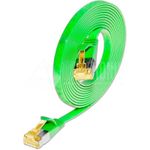 Wirewin SLIM PKW-STP-SLIM-K6A 3.0 GN. Kabellänge: 3 m, Kabelstandard: Cat6a, Kabelschirmung: U/FTP (STP), Anschluss 1: RJ-45, Anschluss 2: RJ-45, Steckerverbindergeschlecht: Male connector / Male connector, Kabelfarbe: Grün (PKW-STP-SLIM-K6A 3.0 GN)