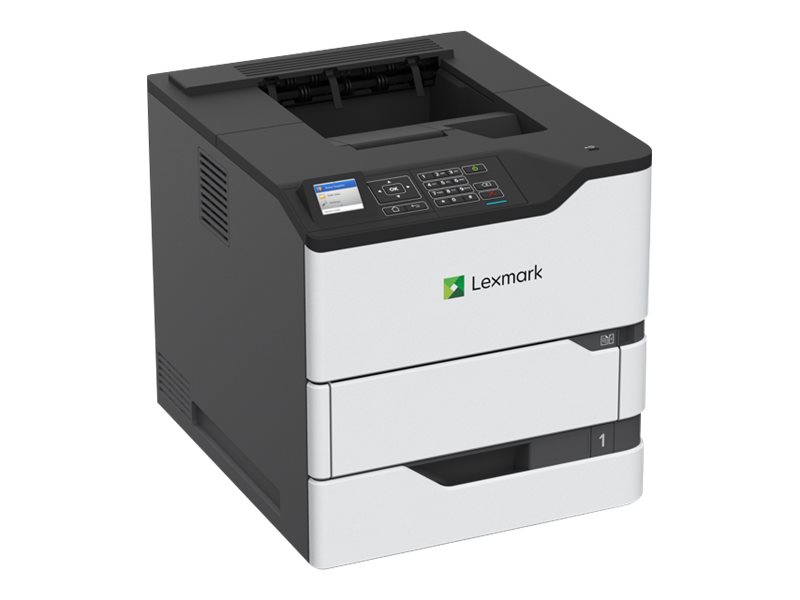 Lexmark MS822de Laserdrucker s/w Duplex 52 Seiten/Min. 1200 x 1200 dpi USB 2.0 Gigabit LAN Schwarz/Weiß