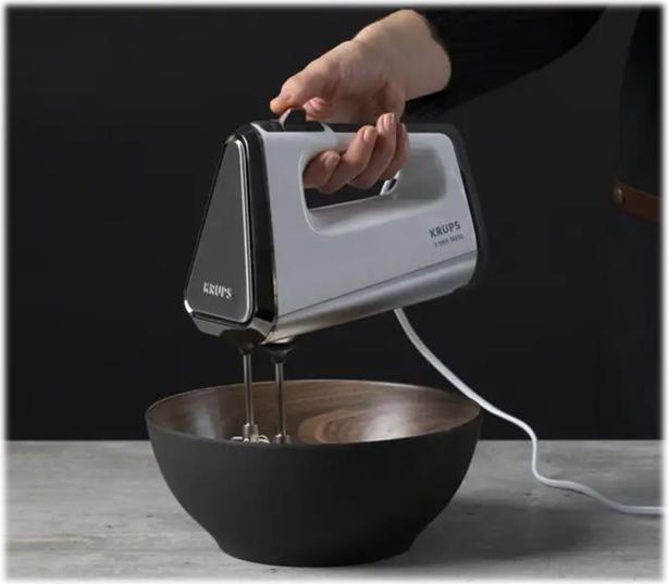 Krups 3Mix 9000 GN9121 Handmixer-Set 750 W Weiß