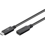 Goobay USB-C™-Verlängerung USB 3.2 Generation 2, 1 m, schwarz (61038)