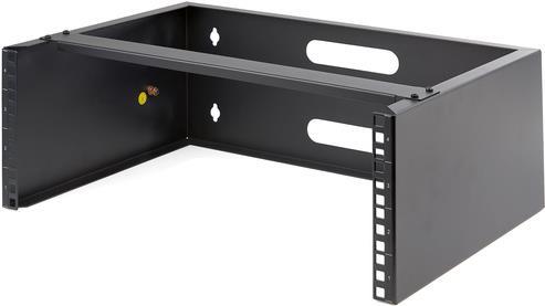 StarTech.com 4HE Wandmontage-Rack 19" 35 cm tief 20 kg Traglast Schwarz