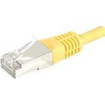 Patchkabel S/FTP, PiMF, CAT.6, gelb, 20,0 m Patchkabel mit besonders schmalem Knickschutz (856927)