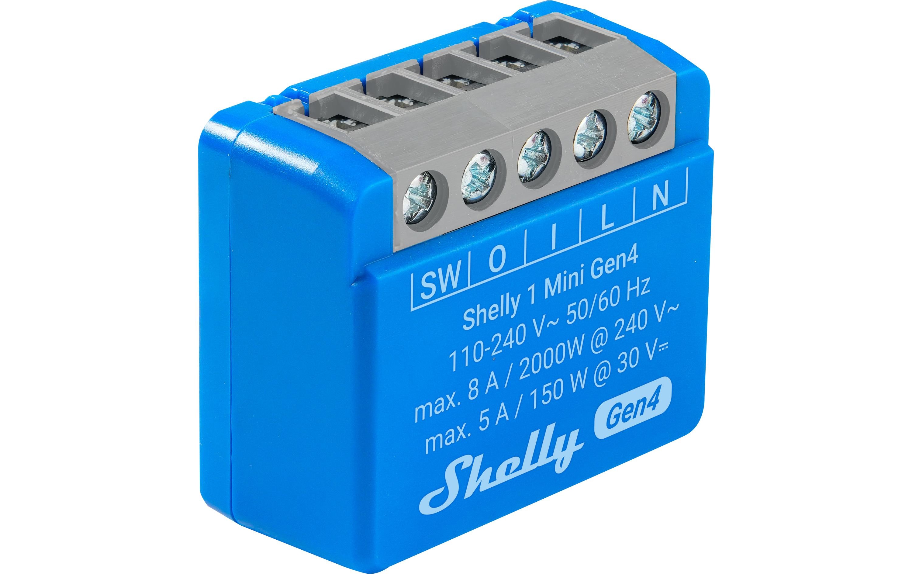Shelly 1 Mini Gen4 Schaltaktor max. 8 A