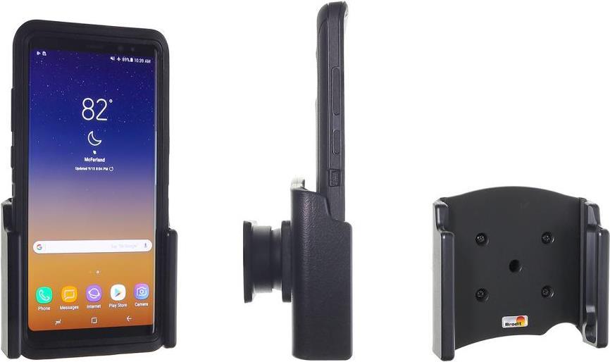 Brodit 711021. Handy-Gerätetyp: Handy/Smartphone, Vorgesehene Verwendung: Auto, Typ: Passive Halterung. Breite: 94 mm, Tiefe: 54 mm, Höhe: 84 mm (711021)