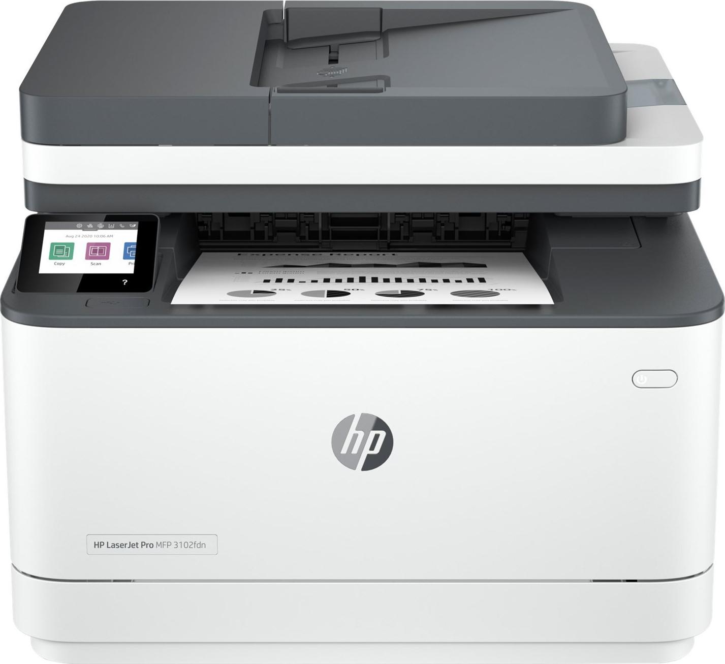 HP LaserJet Pro MFP 3102fdn Multifunktionsdrucker 2,7" Touchscreen 33 Seiten/Min. Duplex Weiß