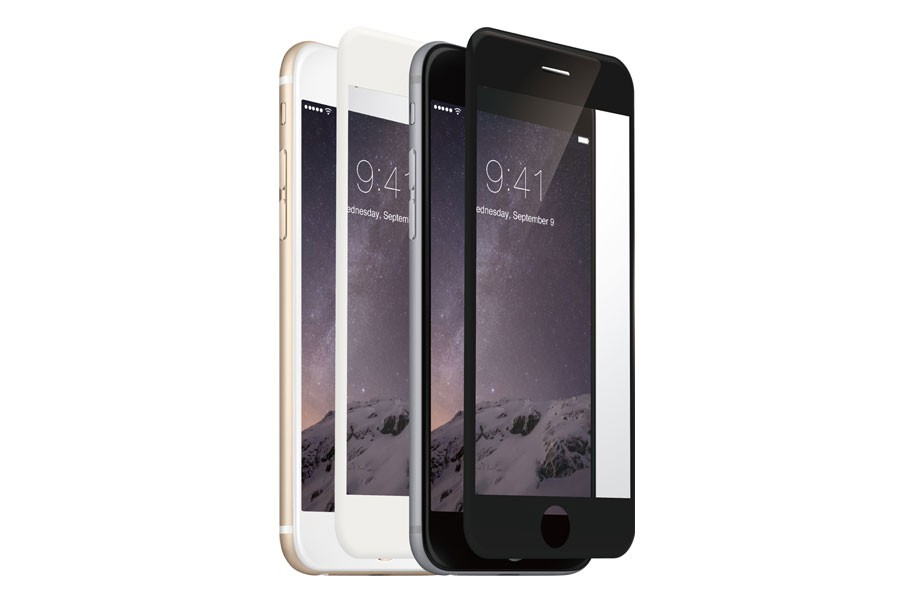 Just Mobile AutoHeal SP-199BK Displayschutzfolie für Apple iPhone 6 Plus/6s Plus Schwarz