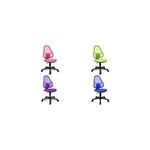 Topstar Kinder-Drehstuhl "OPEN ART JUNIOR", rosa / pink stufenlose Sitzhöhenverstellung mit Spezial-Kinder-Toplift, - 1 Stück (71430 S04)