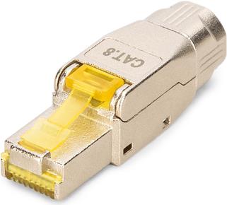 DIGITUS Feldstecker Cat 8.1 geschirmt werkzeugfreie Montage (DN-93838)