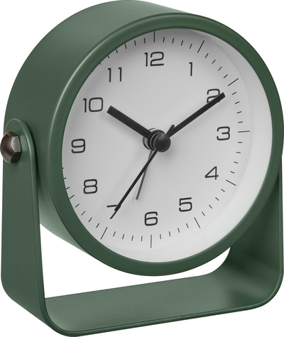 TFA Dostmann 60.1042.04 Quarz Wecker Grün Alarmzeiten 1 Leisegang-Uhrwerk (60.1042.04)