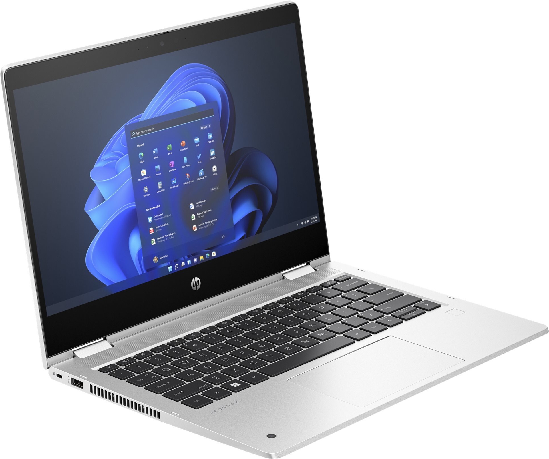 HP Pro x360 435 G10 13.3" Ryzen 7 7730U 32 GB RAM 1 TB SSD Schnellaluminium in Silber