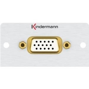 Kindermann 7444000701 VGA Aluminium Steckdose (7444-701)