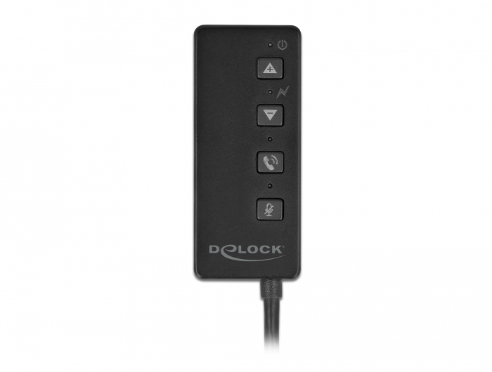 Delock USB Soundkarte mit 2 x 3,5 mm Klinkenbuchse Schwarz