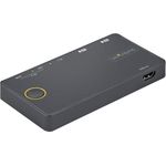 StarTech.com 2 Port Hybrid KVM Switch HDMI + USB-A & USB-C (SV221HUC4K)