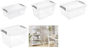 keeeper Aufbewahrungsbox / Clipbox leonie, 16,6 Liter Box mit Deckel, Deckel mit Clipverschlüssen, Clips mit - 1 Stück (1115900100000)