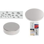 MAUL Neodym-Scheibenmagnet, 5 mm, Haftkraft: 0,7 kg, silber Durchmesser: 5 mm / Höhe: 3 mm, hohe Haftkraft - 1 Stück (6180596)