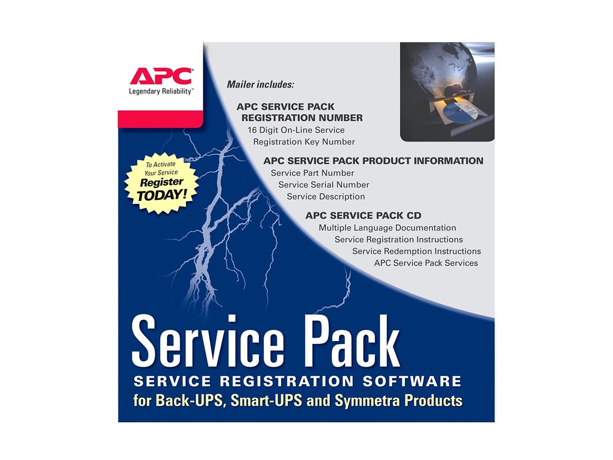 APC Extended Warranty Service Pack – 1 Jahr – Technischer Support 24/7