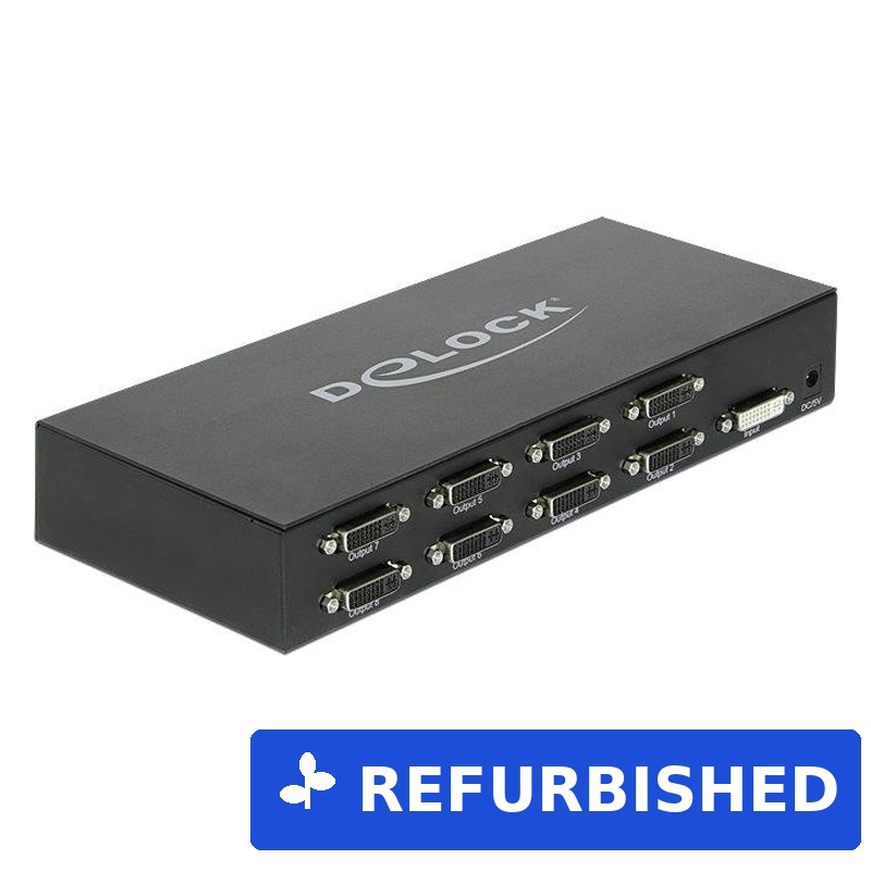 Delock DVI Splitter 8 Port (87681) (B-Ware)
